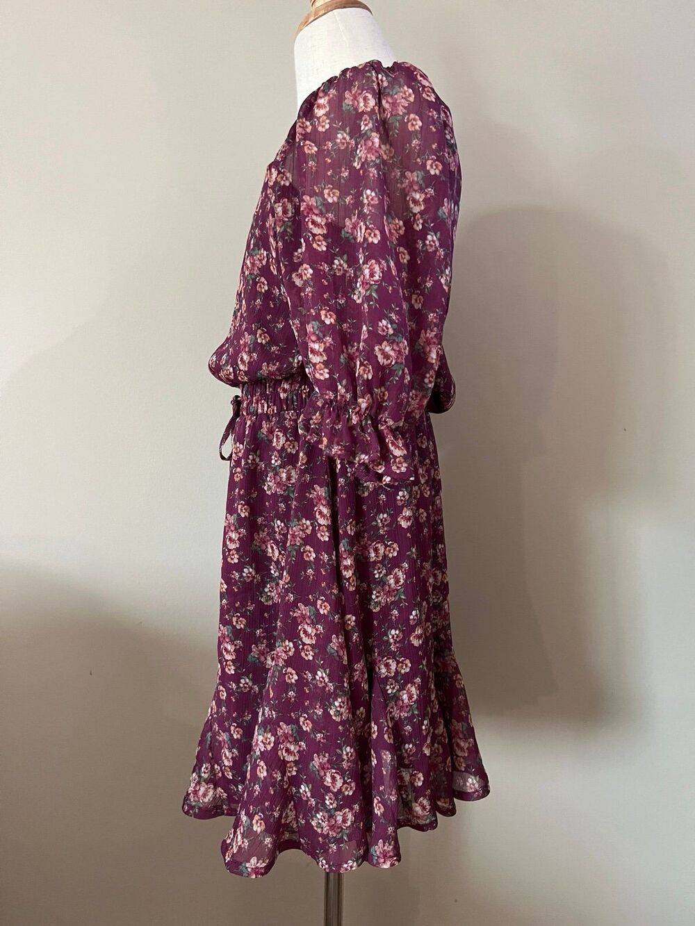 Girls Purple Plum Prairie Dress by Trixxi Clothing Company sz XXS - Picture 3 of 5